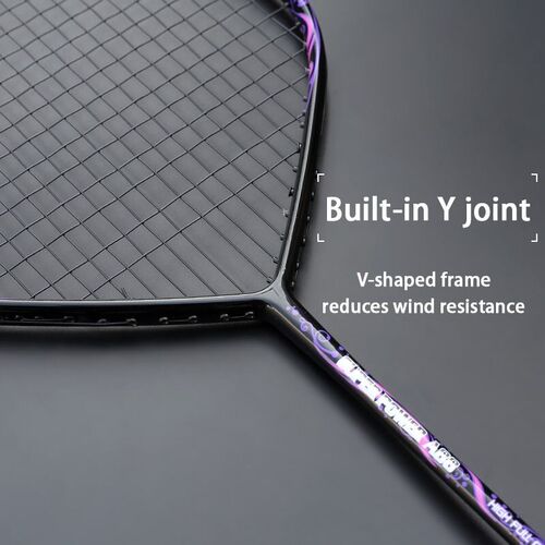 Professional Max 30 Pounds 4U V-Shape Badminton Racket Strun