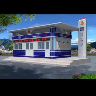 门卫保安室厂家异形执勤门岗治安岗亭警务室交通劝导房移动驿站