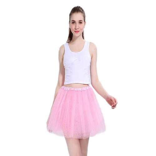 Women&Girls Kids Fluffy 3 Layers Thin Voile Transparent Mini
