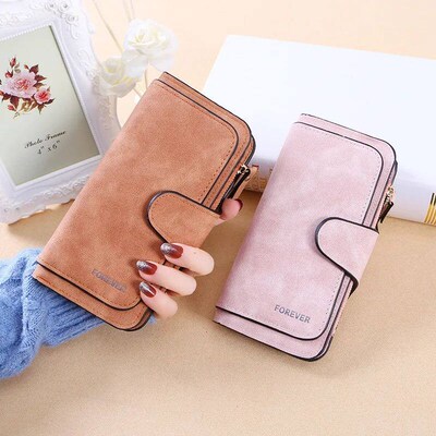 New buckle women Korean verion wallet three fold fahion wom