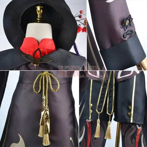 Hutao Cosplay Costumes Game Impact Hu Tao Cosplay Wig Hair