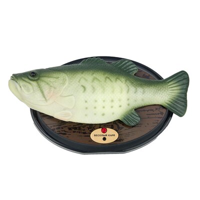 Singing Salmon Sing Beating Plastic Fish Novelty Spoof Hallo
