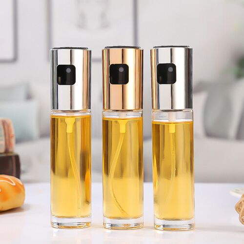 Home Kitchen Oil Spray Bottle Glass Oil Control Pot Spray Fa