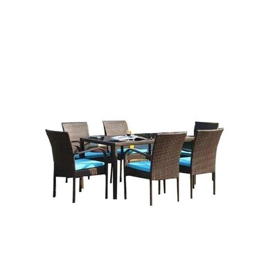 Outdoor furniture garden balcony rattan table and chair