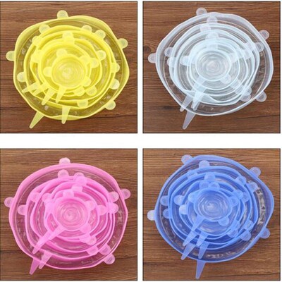 Silicone Food Wraps Stretch Reusable Airtight Food Wrap Cove