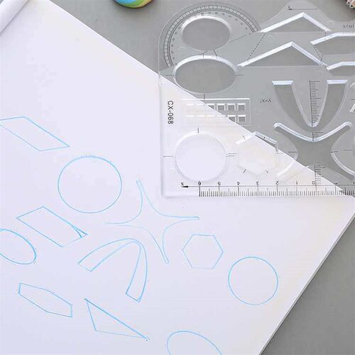 Geometric Graphics Function Ruler Jor High School Senior hig