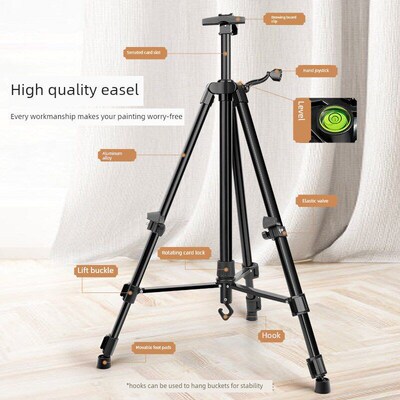 Painting easel art student retractable folding rack tool