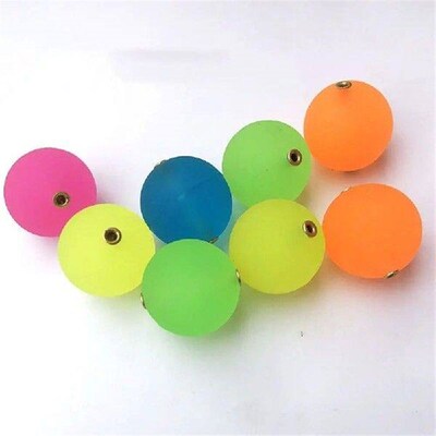 10pcs Durable Luminous Foam Floats Ball Strike Indicator