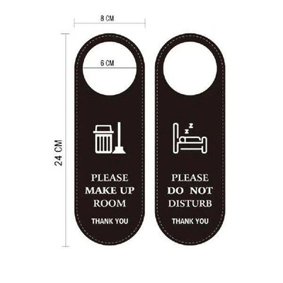 1pcs New Double Sides Door Hanger Sign Modern Style Wear