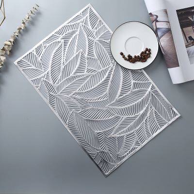 Rectangular insulation placemat Hollow Western table mat餐垫