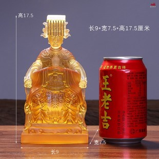 琉璃妈祖摆件天妃天后娘娘神像圣母菩萨家用客厅佛堂供奉桌面摆放