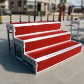 合唱台阶三层可移动折叠毕业合影舞台梯踏步站台学校幼儿园音乐凳