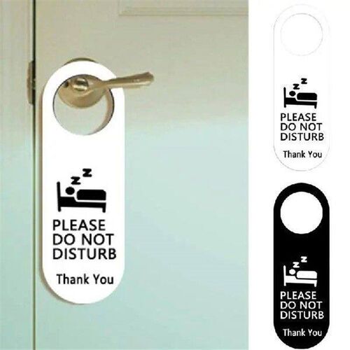 Do Not Disturb Sign Acrylic Offices Door Sign Double Sided