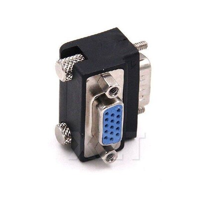 90 Degree Right Angle VGA SVGA Male to Female Converter