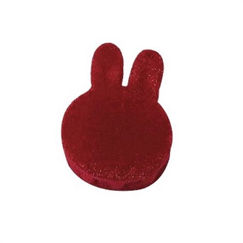 White Deer Red Velvet Small Hairpin Womens Side Clip Hair A