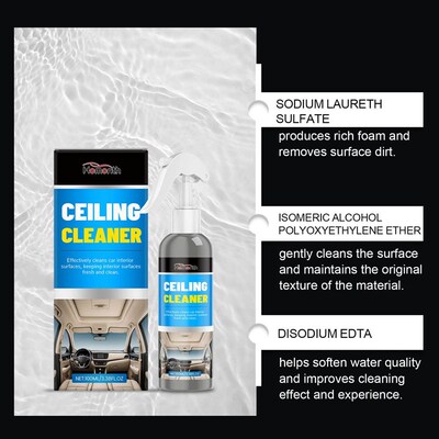 HOMONTH Car Interior Care Cleaner, Interior Cleaning Agent f