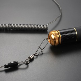 优立方 加长米强力不锈别针失手绳溜鱼大物绳定制不锈钢丝内芯