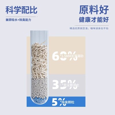 New-meow cat litter tofu bentonite mixed deodorant cat litte