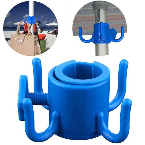 Plastic 4-prongs Beach Umbrella Hanging Hook For Towel Camer