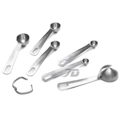 Six-piece Stainless Steel Measuring Spoon Set, Measuring Spo