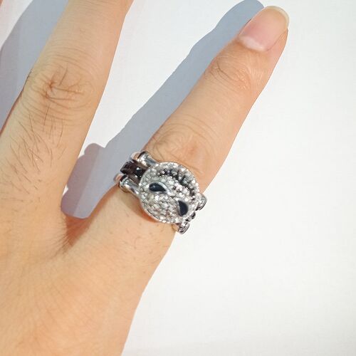 Punk Skull Rings Set for Women Men Vintage Silver Color Cubi