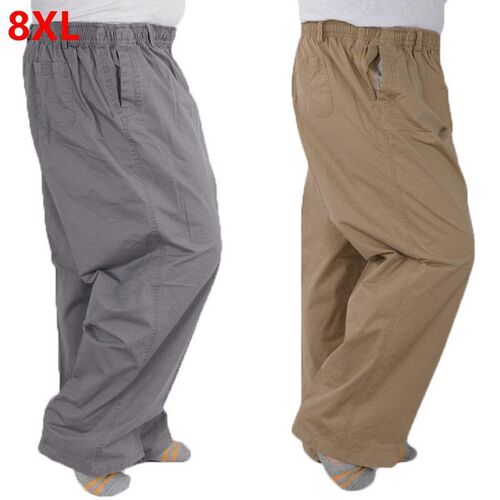 Plus size 8XL 11XL 12xl middle-aged mens summer thin elasti