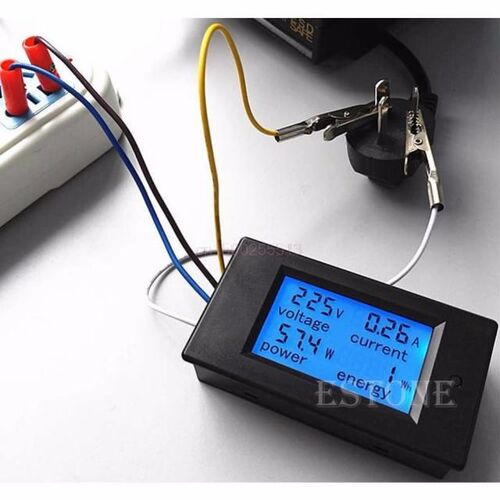 LCD Digital Volt Watt Power Meter Ammeter Voltmeter AC 80-26