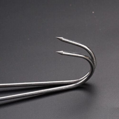 Civil Tool Duck Hook Stainless steel 20cm28cm BBQ Double Hoo