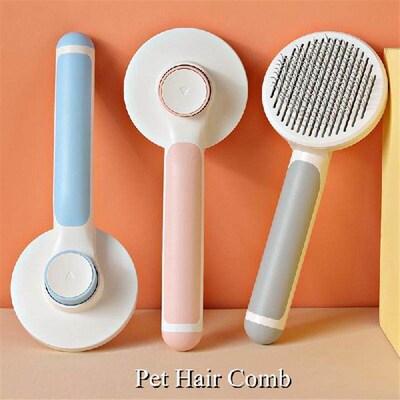 Pet Hair Comb Pet Cat Brush Dog Comb Hair Removes Self