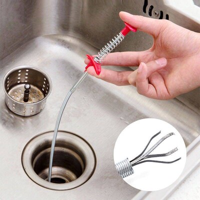 60cm Spring Pipe Dredging Tools, Drain Snake,Sewer Dredge Pi
