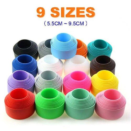 17 Colors 8.0CM Silicone Cup Bottom Protective Cover Cup