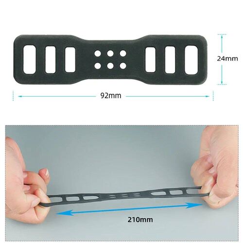 4pcs Bike Bicycle Cycling Silicone Elastic Strap Bandage Lig