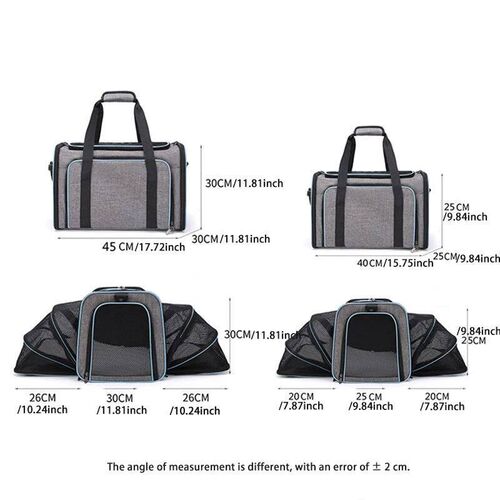 Pet Carrier Bag Foldable Small Dog Charter Carrying Cat Out