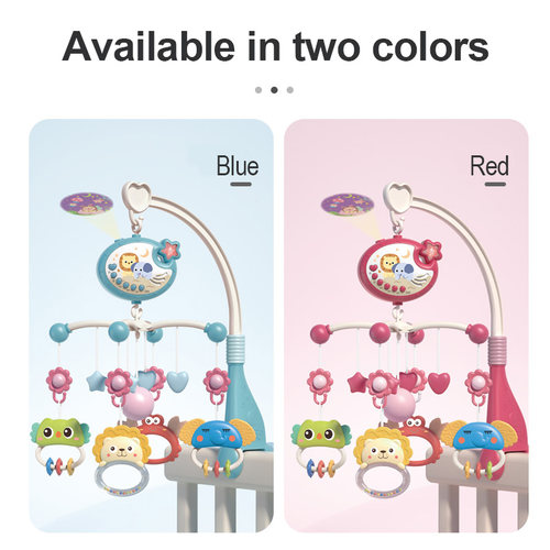 Baby Remote Control Bed Bell Can Be Fixed Rattle 360 Degree