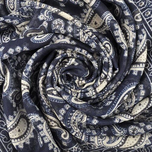 New Striped Floral Printing Scarves Long Soft Wrap Women Sha