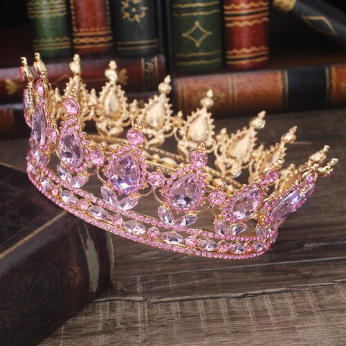 Vintage Crystal Tiaras and Crowns Queen King Pageant Baroque