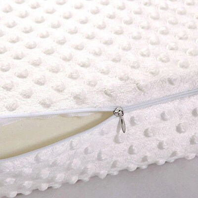 1pc Memory Foam Pillow, Knitted Fabric Polyurethane Slow Reb