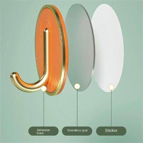 1PC Punch-free Hook Adhesive Strong Non-perforated Hook