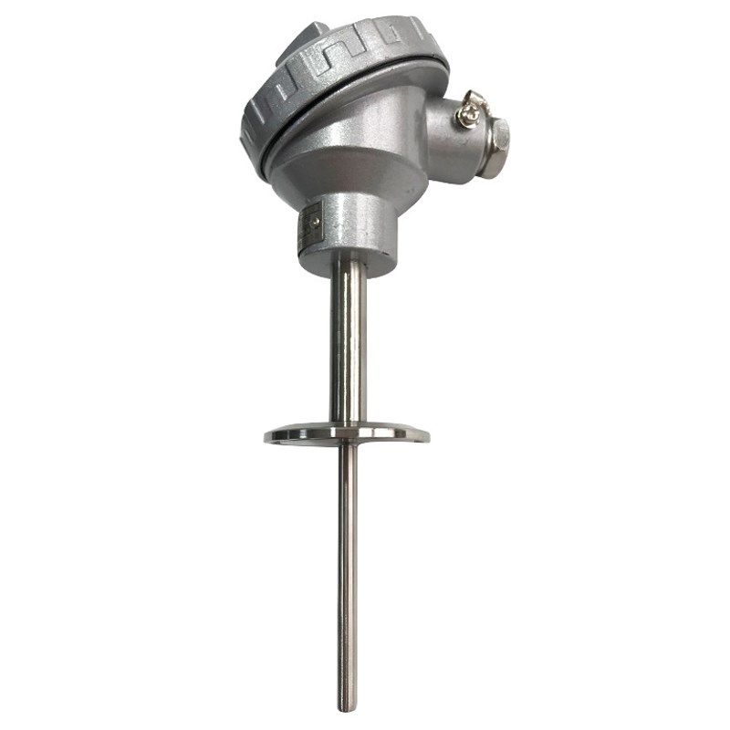双芯温度传感器 WZP2-438 热电阻wzpk2-438 L=8*150mm 卡盘50.5mm