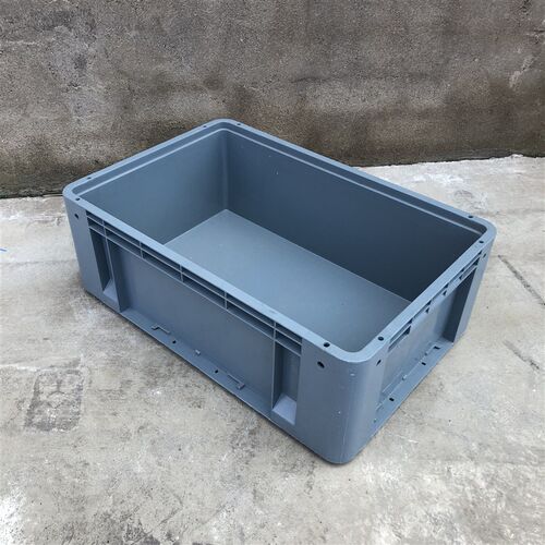 600*400*280mm圆角加强底物流周转箱汽车零件部件反光镜片运转框