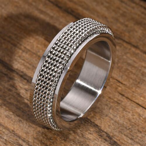 Vnox Waterproof Stainless Steel Metal Spinner Mesh Wedding B