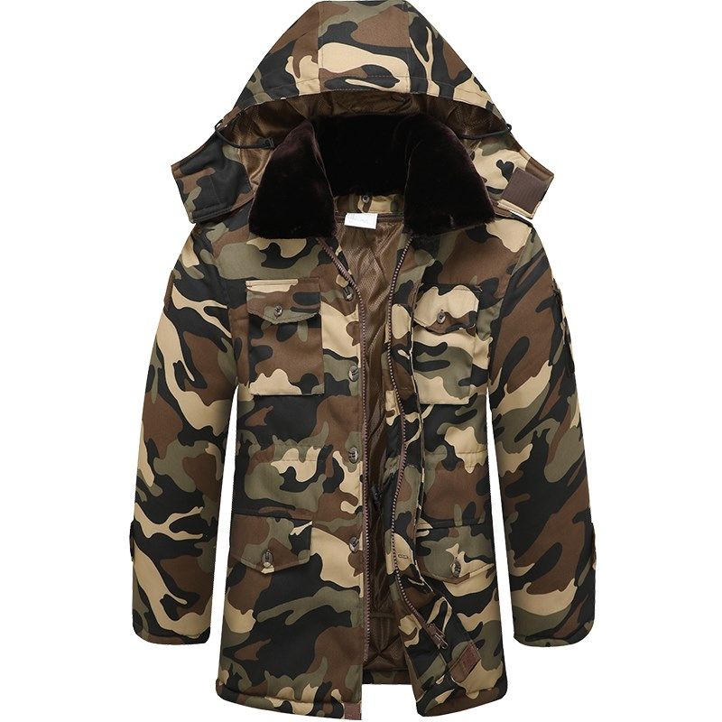棉大衣男冬季加厚防寒迷彩大衣中长款冷库棉服加肥加大劳保服棉衣,户外/登山/野营/旅行用品,军迷大衣/棉大衣,淘宝优惠券,粉丝福利购,淘宝优惠卷