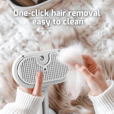 Spray Cat Brush for Shedding - Pet Hair Removal Comb with Wa