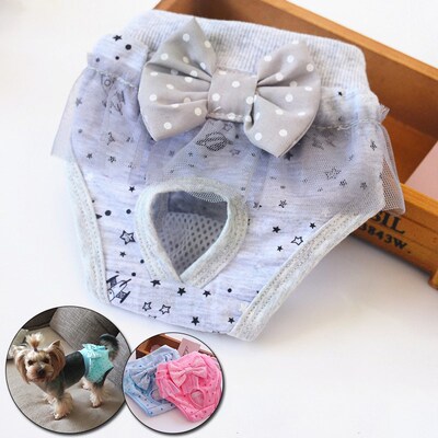 Pets Dog Diaper Sanitary Physiological Pants Washable Cotton