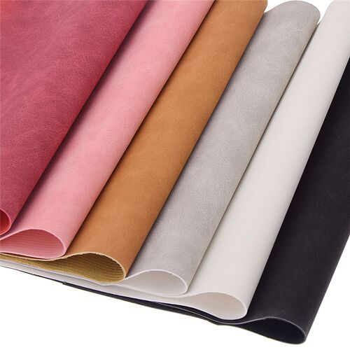 Lychee Life 21x29cm A4 Faux Suede PU Leather Fabric For Garm