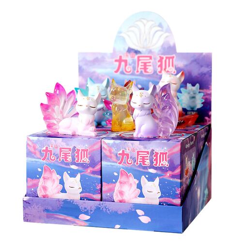 New Nine-Tailed Fox Figure Blind Box Cute Desktop Ornaments
