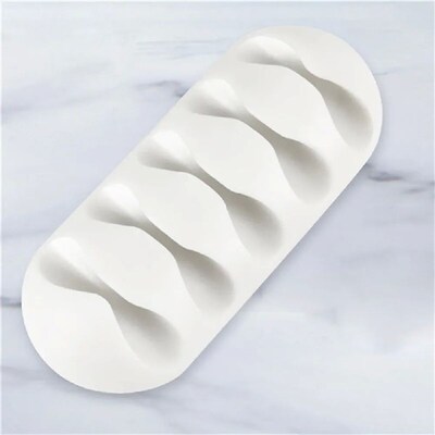 Silicone Cable Organizer USB Data Cable Winder Flexible Cabl