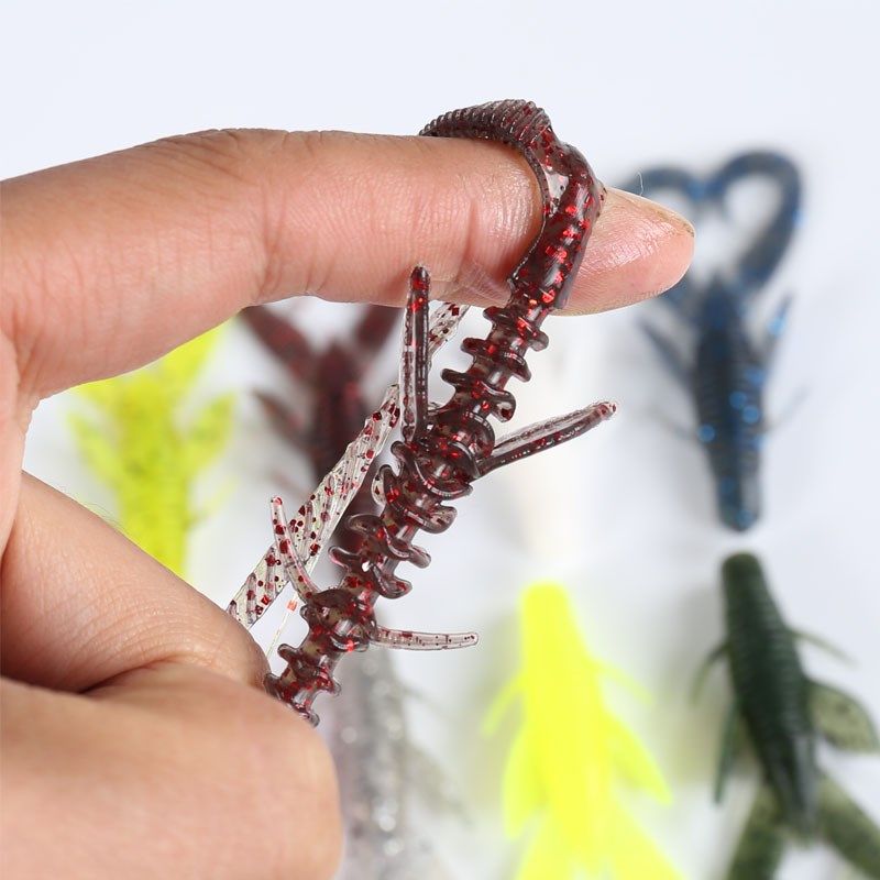 东鼎浮水虾 新款尾浮水虾 2.寸NED卷尾 鲈鱼倒钓软饵 加盐,户外/登山/野营/旅行用品,路亚饵,淘宝优惠券,粉丝福利购,淘宝优惠卷