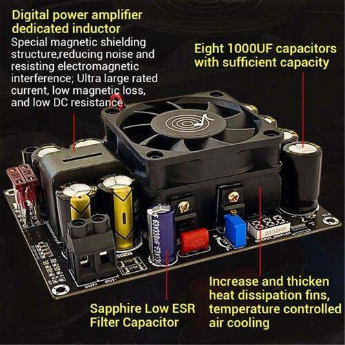 ZK-PW500 Boost Board Module 12V24V to 24V-50V Adjustable