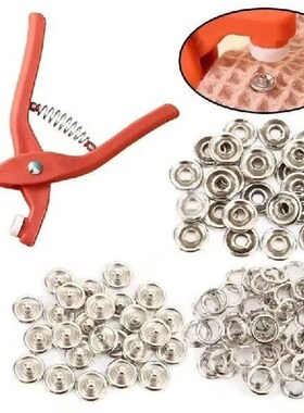 Metal Plier Snap Button Five-claw Buckle Buttons Hand